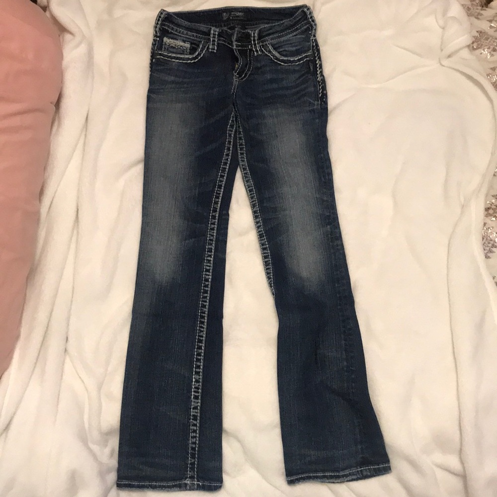 Silver jeans